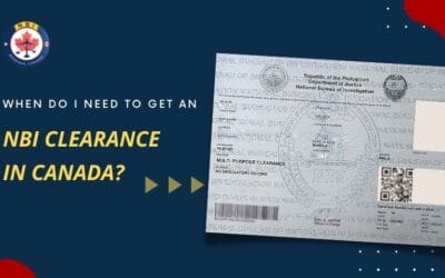 When do I need to get an NBI Clearance in Canada?