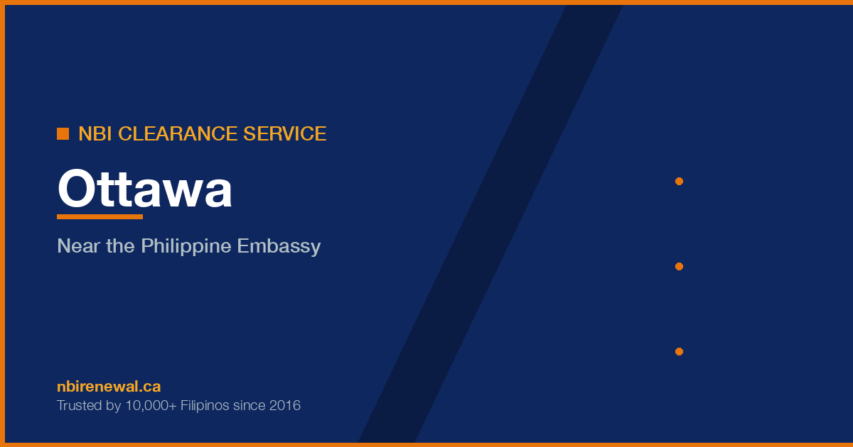NBI Clearance Service Ottawa - NBI Renewal Canada